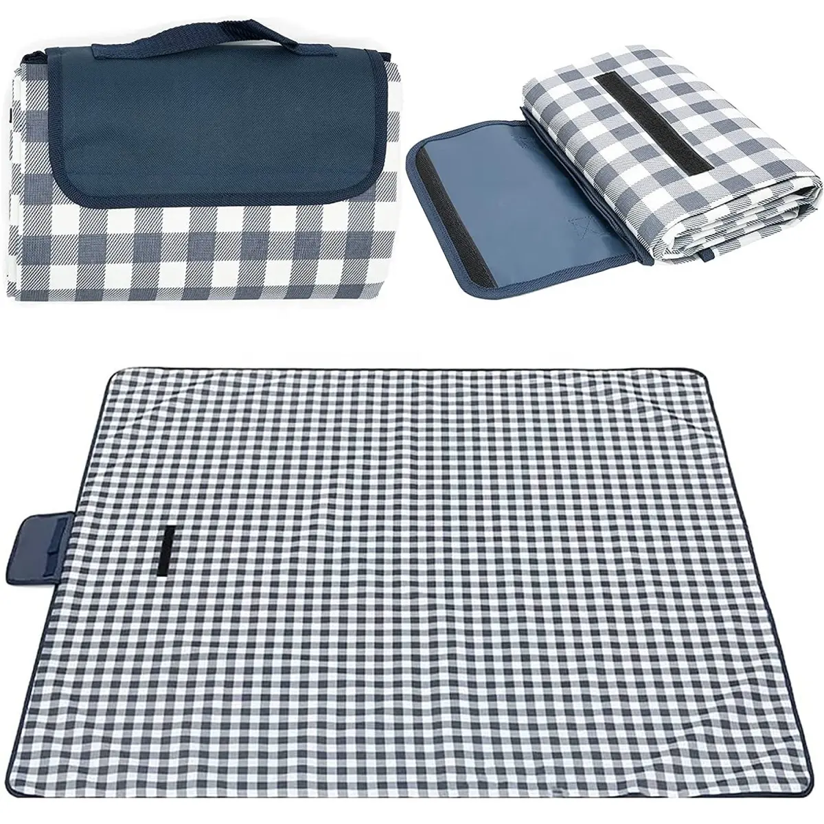 Wholesale Outdoor Oxford Cloth Waterproof camping accessories Portable foldable picnic mat beach blanket