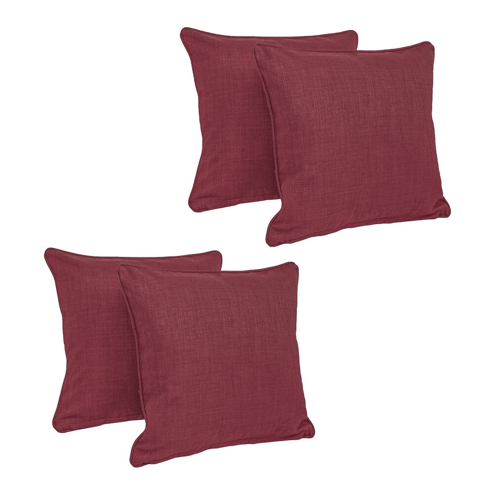 Blazing Needles 18 inch Accent Throw Pillows (Set of 4)