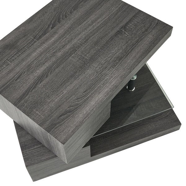 Michael Rectangular Rotating Wood Coffee Table by Christopher Knight Home - 23.75