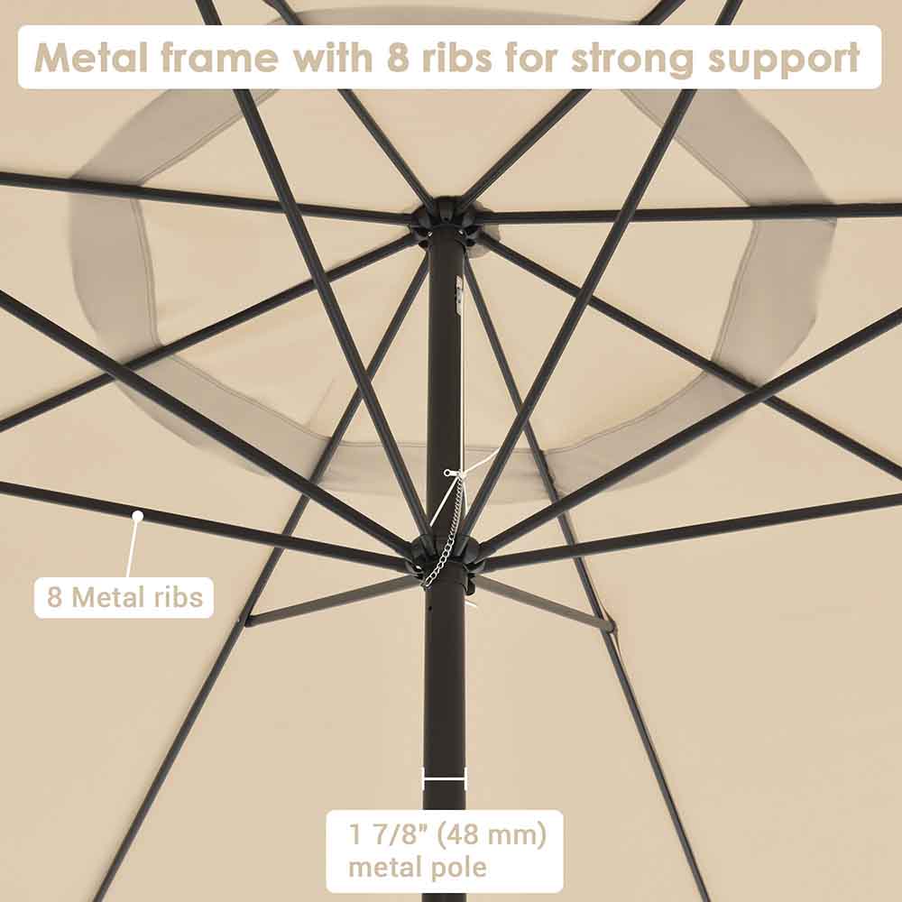 Yescom 13ft Outdoor Patio Market Garden Table Umbrella Color Optional