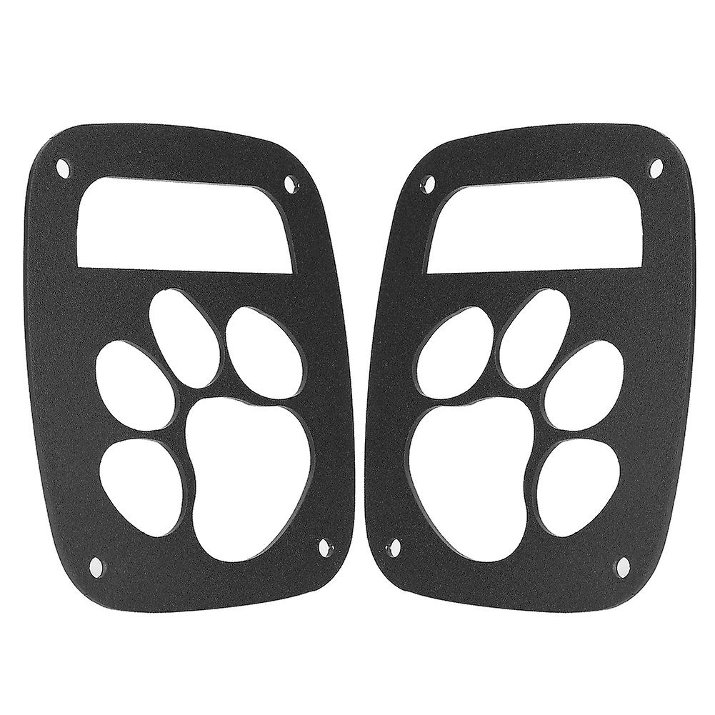 Rear Tail Light Guard Taillight Cover Bear Paw Styling Fit For Jeep Wrangler Tj 97-06