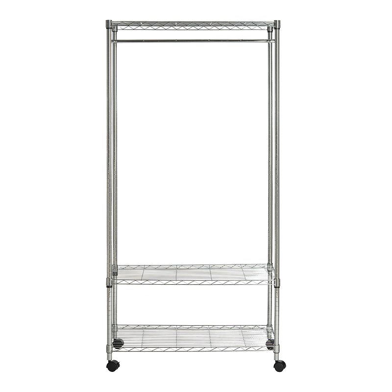 Safavieh Gordon Chrome Wire 3-Tier Garment Rack