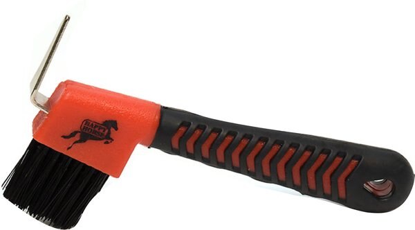 Happy Horse Pro Rubber Hoof Pick and Brush