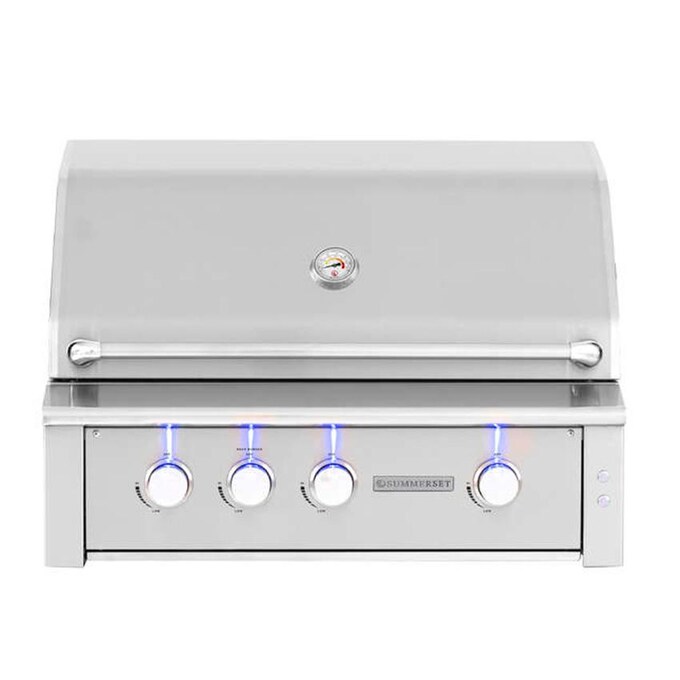 Summerset Alturi 36-Inch 3-Burner Built-In Propane Gas Grill With Stainless Steel Burners and Rotisserie