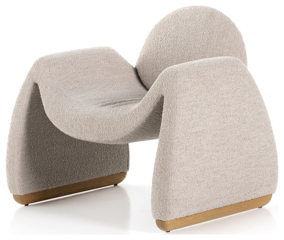 Rocio Chair Knoll Sand   Contemporary   Armchairs And Accent Chairs   by Old Bones Co.  Studios  Houzz