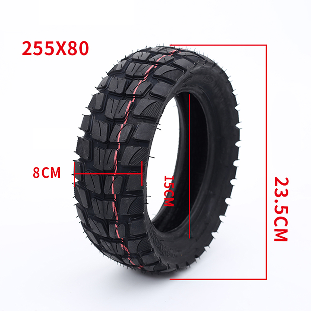 Wholesale Off road Tire 10 inch Pneumatic Tire Inner Tube 10X3.0 Road Tyre for  M8 10 inch Electric Scooter 255X80