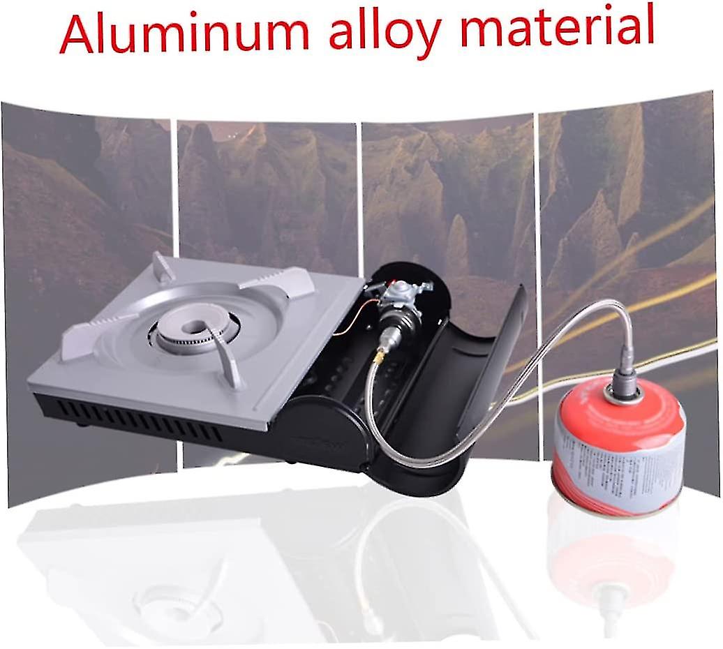 Gas Adapter Converter Camping Stove Connection Gas Bottle Adapter For Outdoor Hiking， Picnic， Hiking Indoor， Gas Adapter (silver) (1pcs)