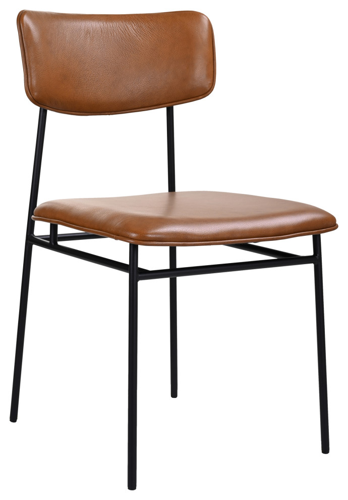 First of A Kind Sailor Dining Chair Brown   Modern   Dining Chairs   by Kolibri Decor  Houzz