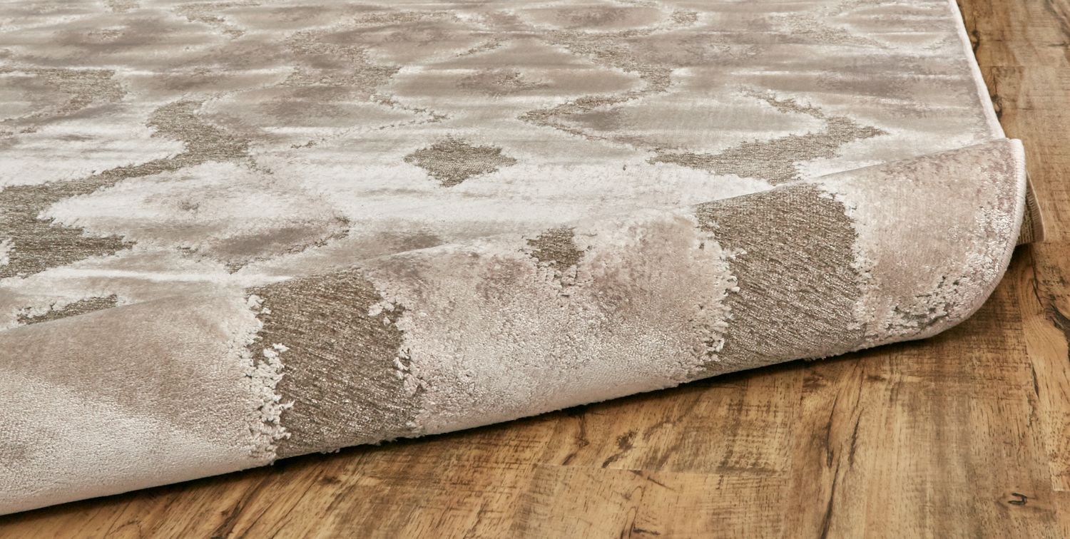 Pellaro Gray and Taupe Rug by BD Fine