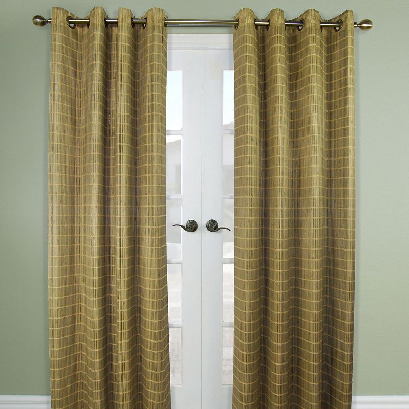 Versailles Home Fashions Bamboo Wood Window Curtain