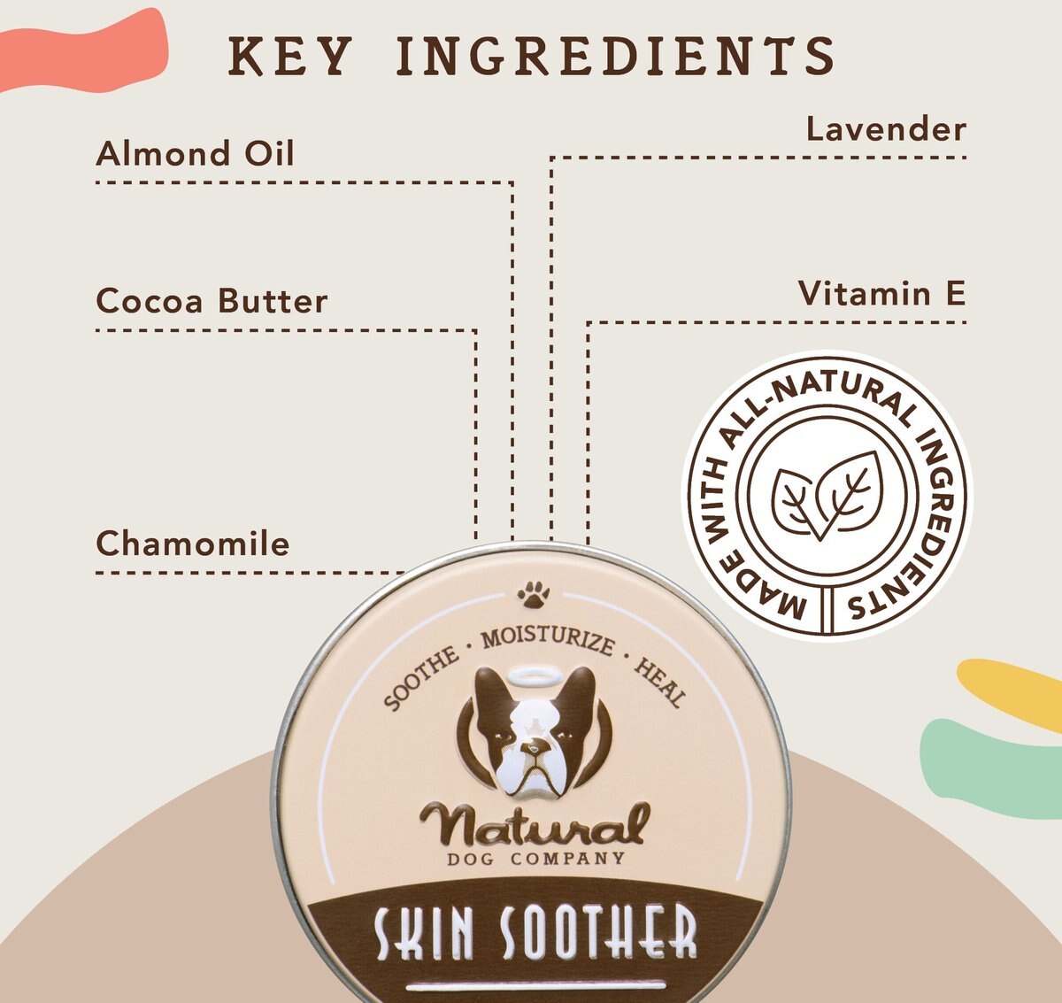 Natural Dog Company Skin Soother Dog Healing Balm