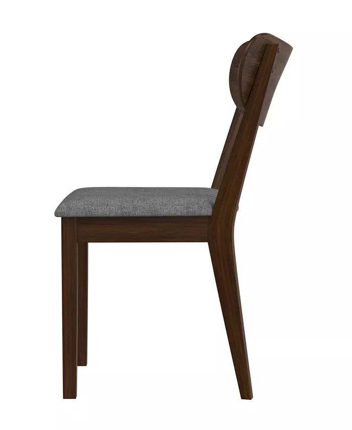 Hillsdale San Marino Mid Mod Wood Back Side Chair