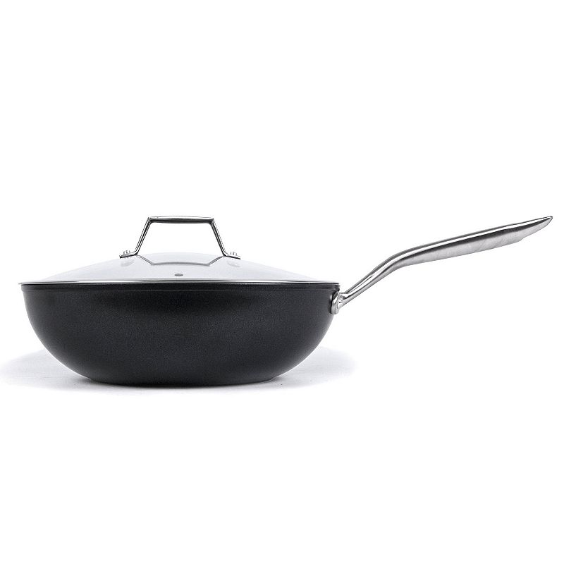 TECHEF - Onyx Collection - 12 Inch Wok/Stir-Fry Pan with Cover