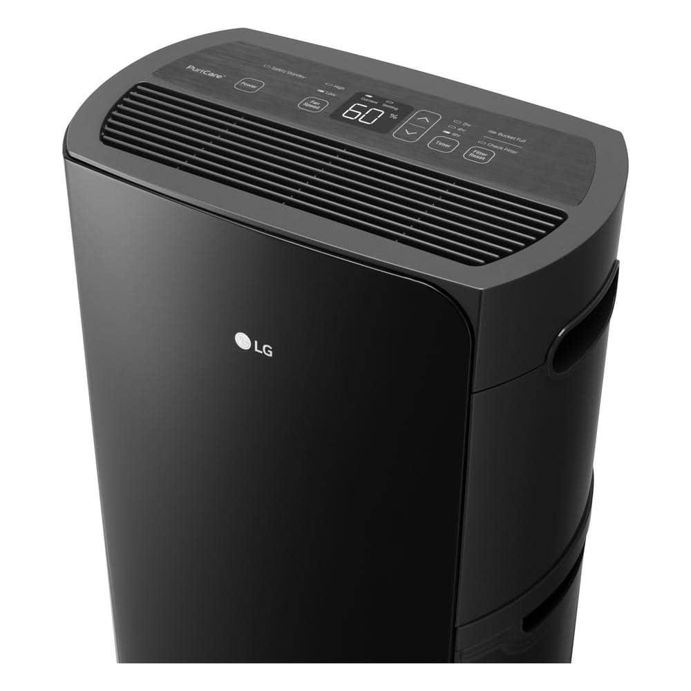 LG PuriCare 50Pint Dehumidifier with Clear Bucket with Handle and Drain Pump WiFi Enabled