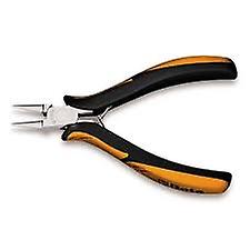 Beta 011750101 140mm Smooth Half-round Short Nose Pliers Bi-material Handles