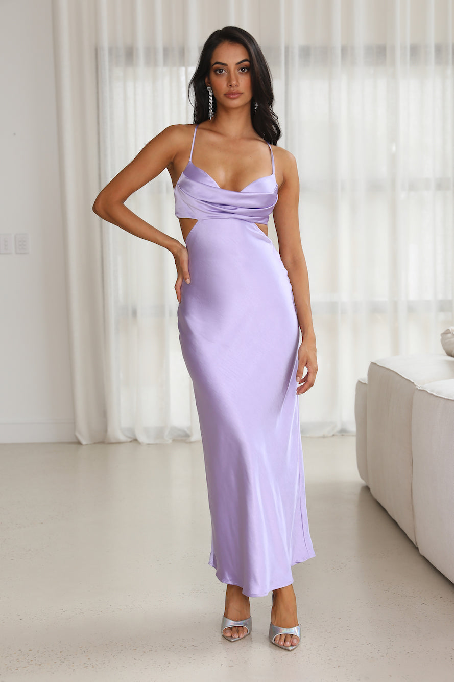 Grandest Entrance Maxi Dress Lilac