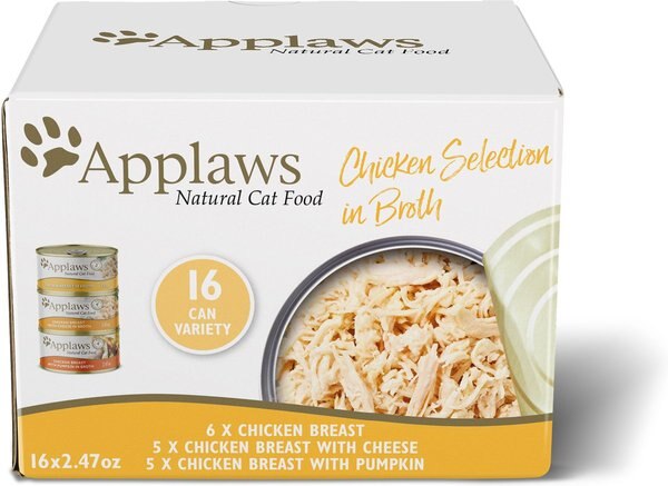 Applaws Chicken Selection in Broth Variety Pack Wet Cat Food