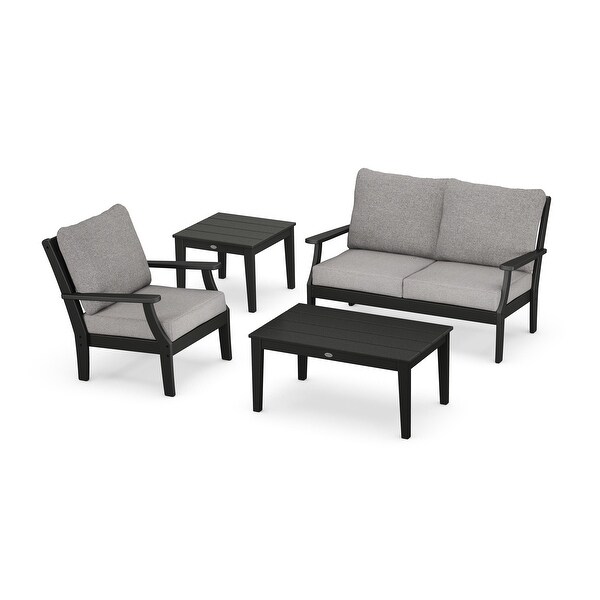 POLYWOOD Braxton 4Piece Deep Seating Set