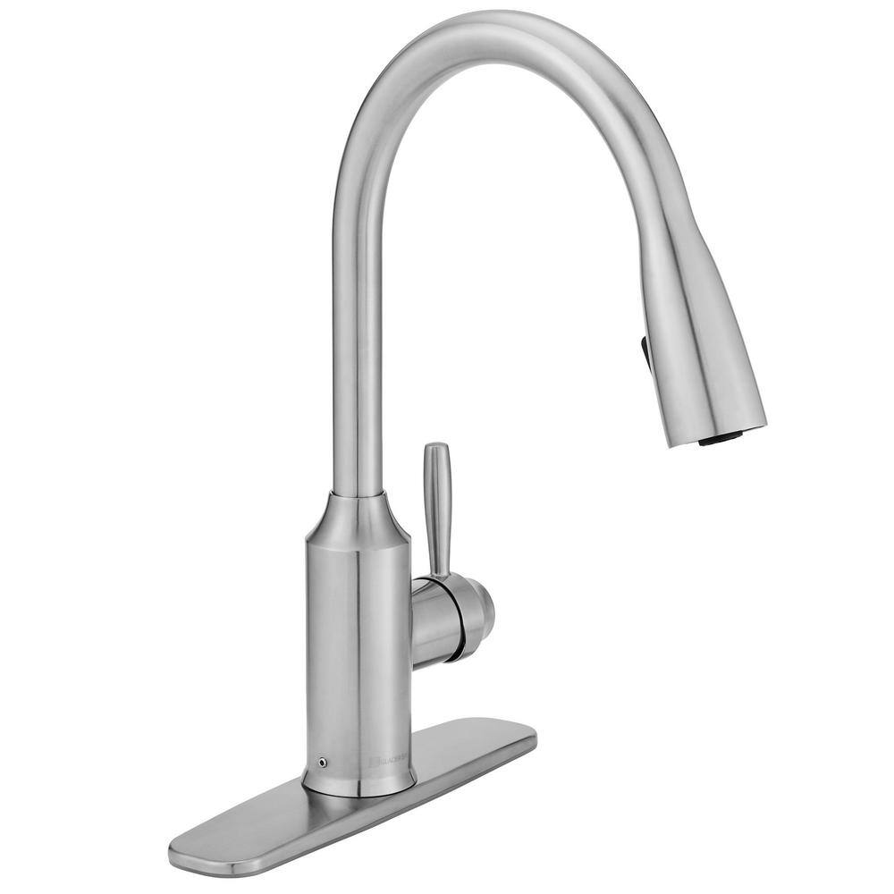 Glacier Bay Invee Single-Handle Pull-Down Sprayer Kitchen Faucet in Stainless Steel FP4A4080SS