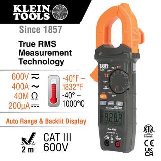 Klein Tools 400 Amp HVAC Digital Clamp Meter AC Auto-Ranging CL320