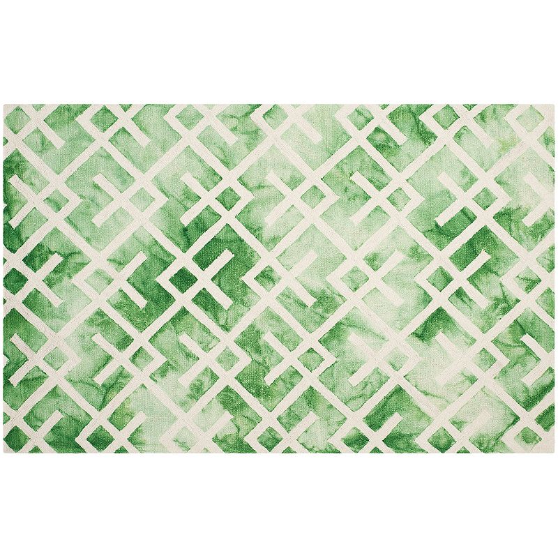 Safavieh Chaz Lattice Dip-Dyed Wool Rug