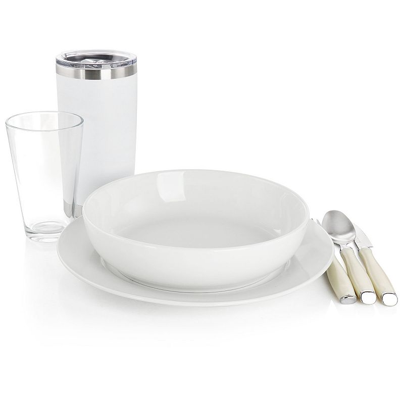 Gibson Home Nobella 14 Piece Fine Ceramic Dinnerware Set