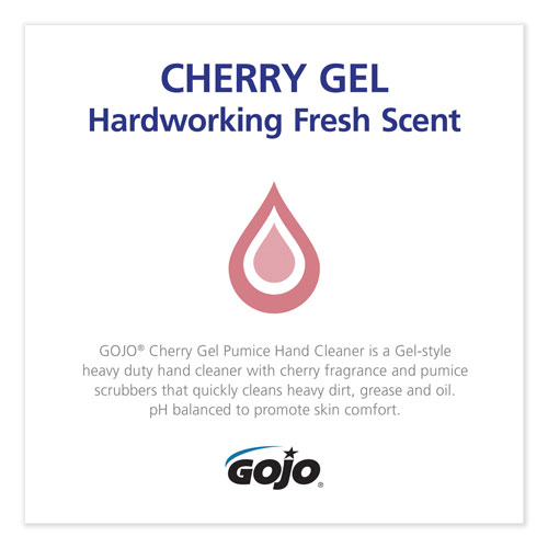 Gojo Cherry Gel Pumice Hand Cleaner | 1gal Bottle， 2