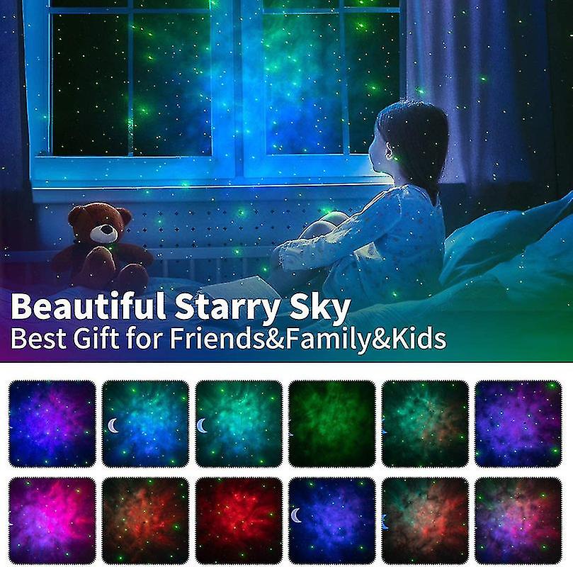 Star Projector Rotating Led Colorful Night Light Nebula Light Atmosphere Bedroom Light