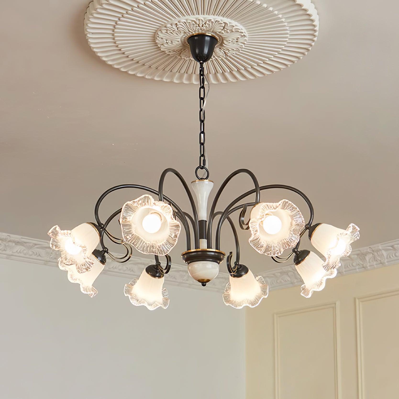 Luce Black Chandelier