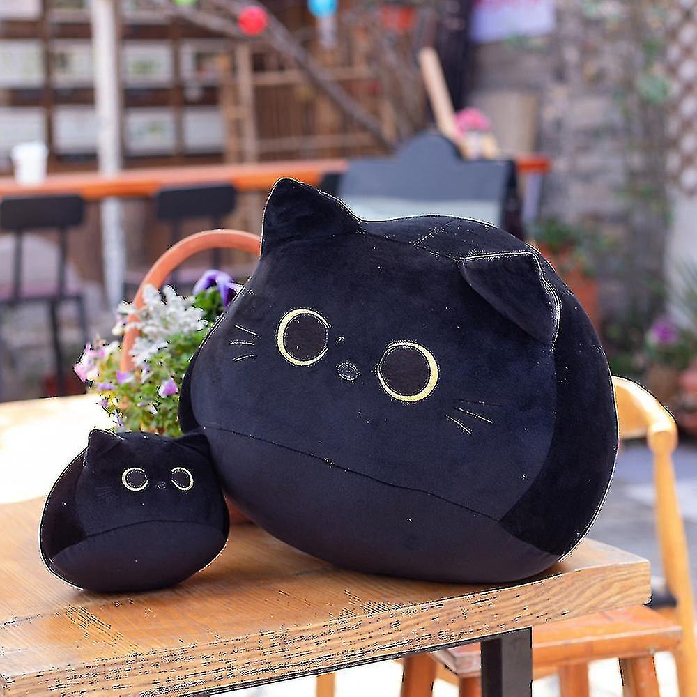 30cm Black Cat Soft Plush Doll Pillow Stuffed Teedy Toy Kids Birthday Gift