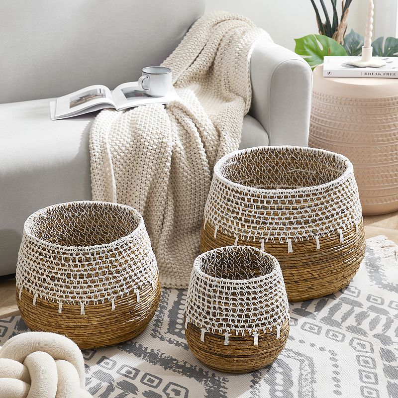 Saddle River Honeycomb Banana Basket 3-piece Set