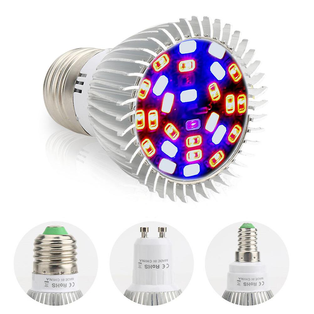 Led Plant Growth Lamp Full Spectrum Flat Spotlight E14 Grow Lights