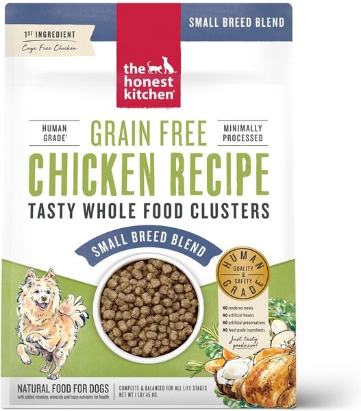 The Honest Kitchen Whole Food Clusters Chicken Recipe Small Breed Grain-Free Dog Food