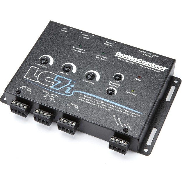 Audiocontrol Lc7i 6 Channel Line Output Converter With Accubass amp Acr 1 Dash Remote