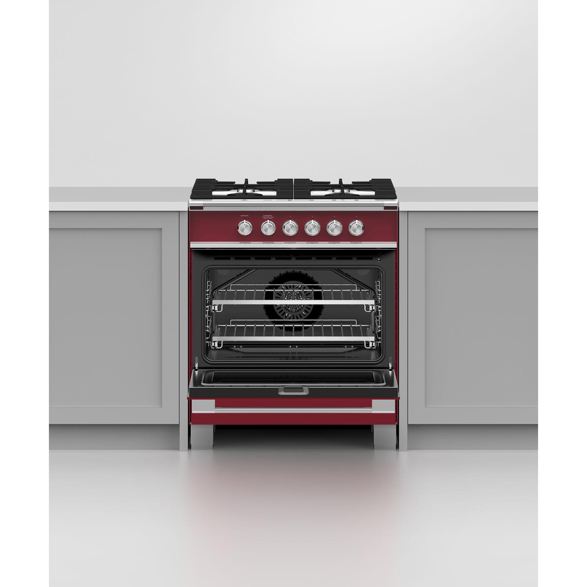 Fisher & Paykel 30-inch Freestanding Gas Range with AeroTech? Technology OR30SCG4R1