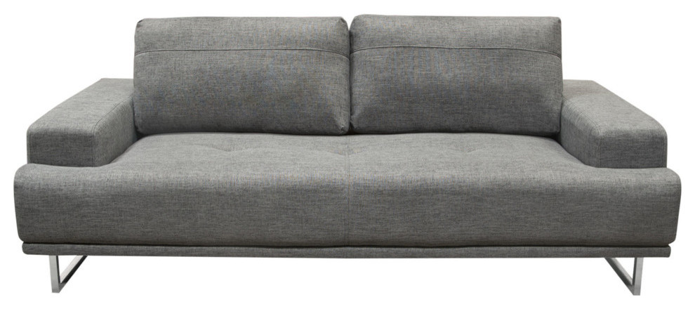 Russo Sofa With Adjustable Seat Backs  Fabric   Contemporary   Sofas   by Diamond Sofa  Houzz