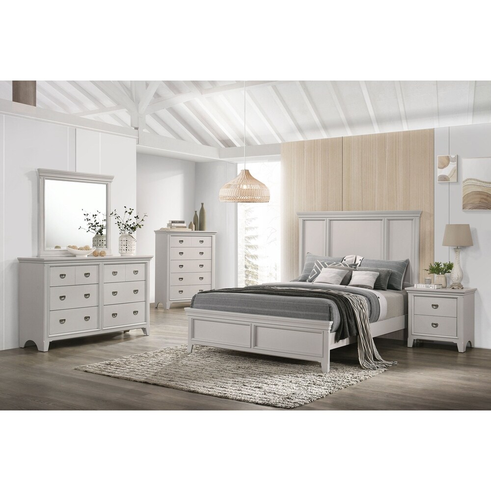 Gray Meadow Queen Panel Bed