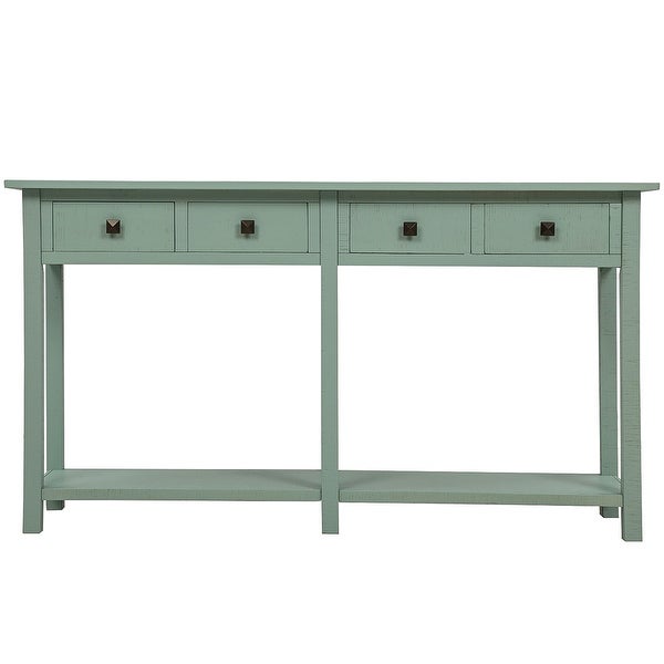 Console Table with Drawer and Bottom Shelf