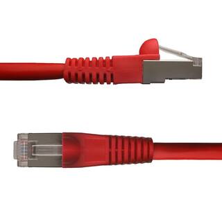 NTW 15 ft. Cat6 Snagless Shielded (STP) Network Patch Cable Red 345-S6-015RD