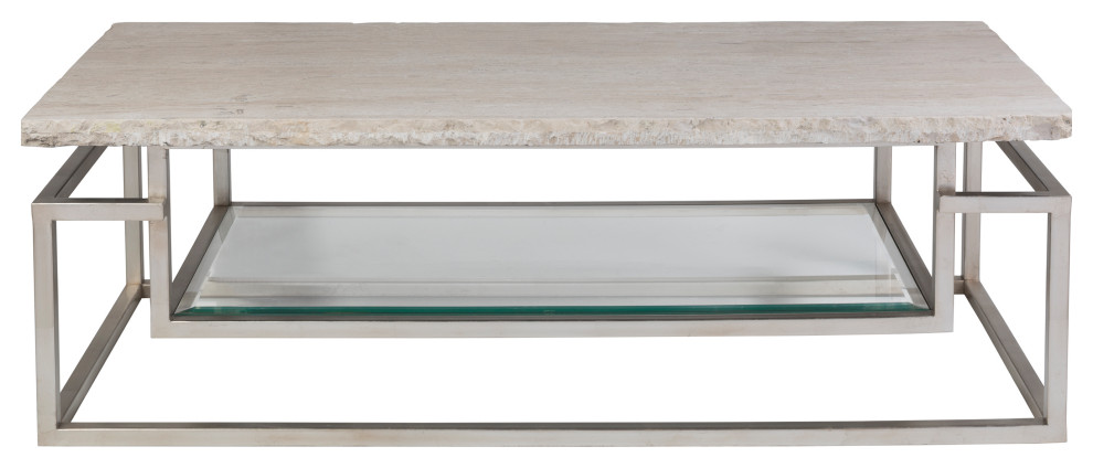 Theo Rect Cocktail Table   Contemporary   Coffee Tables   by Lexington Home Brands  Houzz