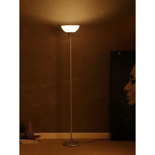 Brightech Sky Dome LED Floor Lamp - Silver.