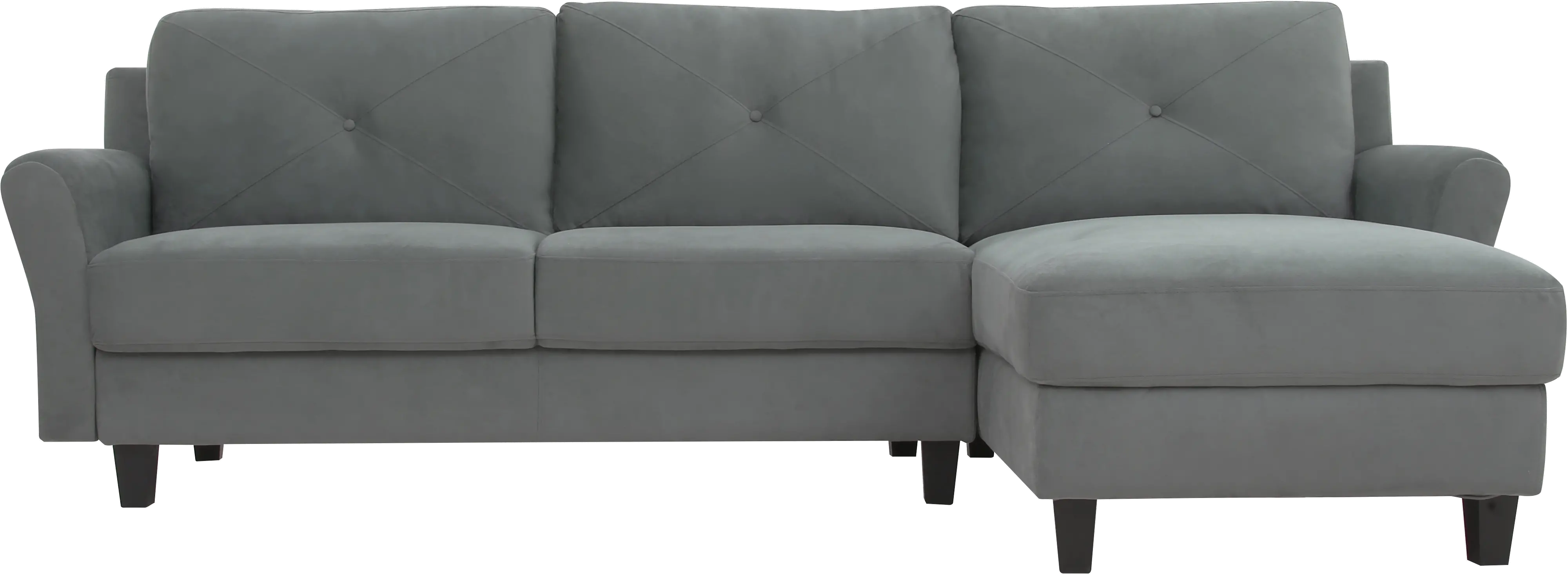 Zayn Dark Gray Sectional Sofa