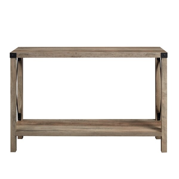 Middlebrook Kujawa 46-inch Wide X-frame Farmhouse Entry Table