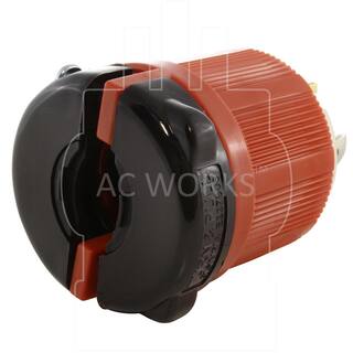 AC WORKS 20 Amp 277-Volt NEMA L7-20P 3-Prong Industrial Grade Locking Male Plug ASL720P