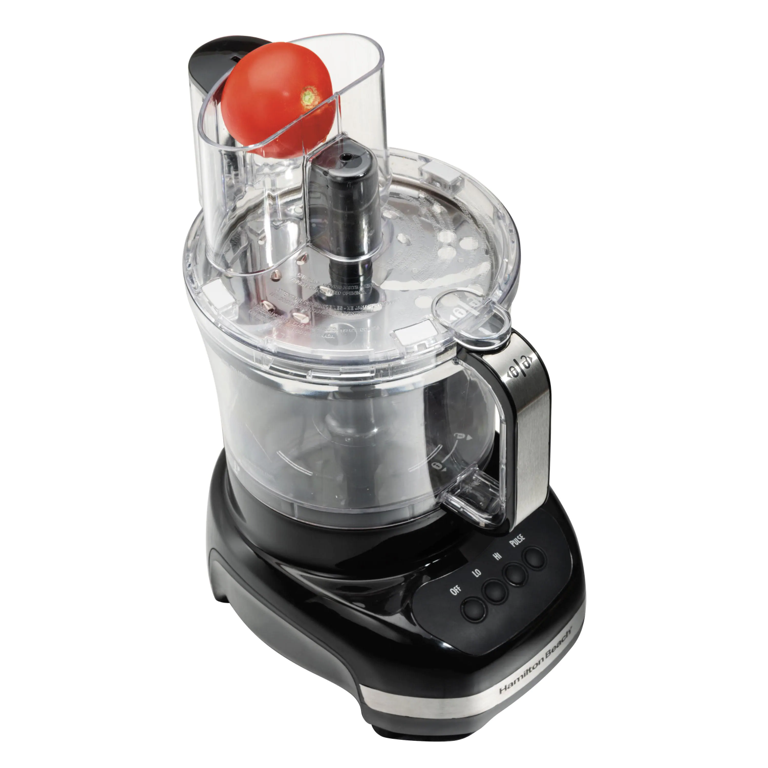 Hamilton Beach Big Mouth Duo Plus 12-Cup 2-Speed Black Food Processor with 4-Cup Bowl