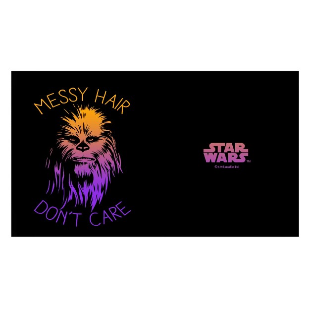 Star Wars Messy Hair Don x27 t Care Chewie Stainless Steel Water Bottle