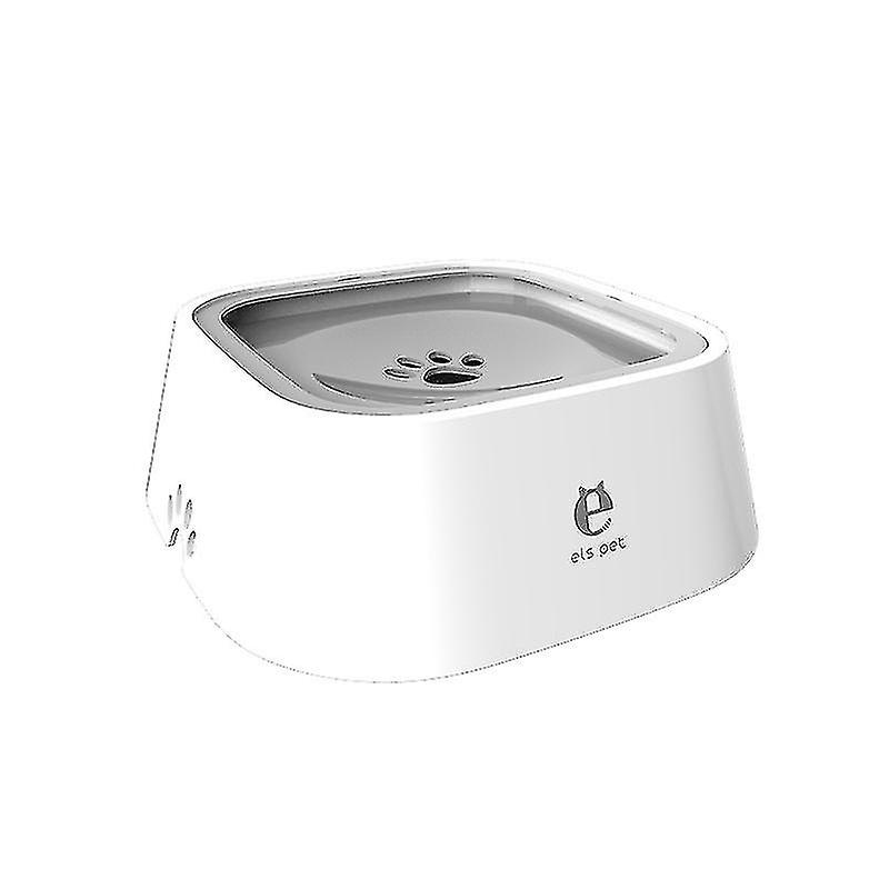 Dog Water Bowl， No Spill Dog Bowl Pet Water Bowl 35oz， Slow Water Feeder