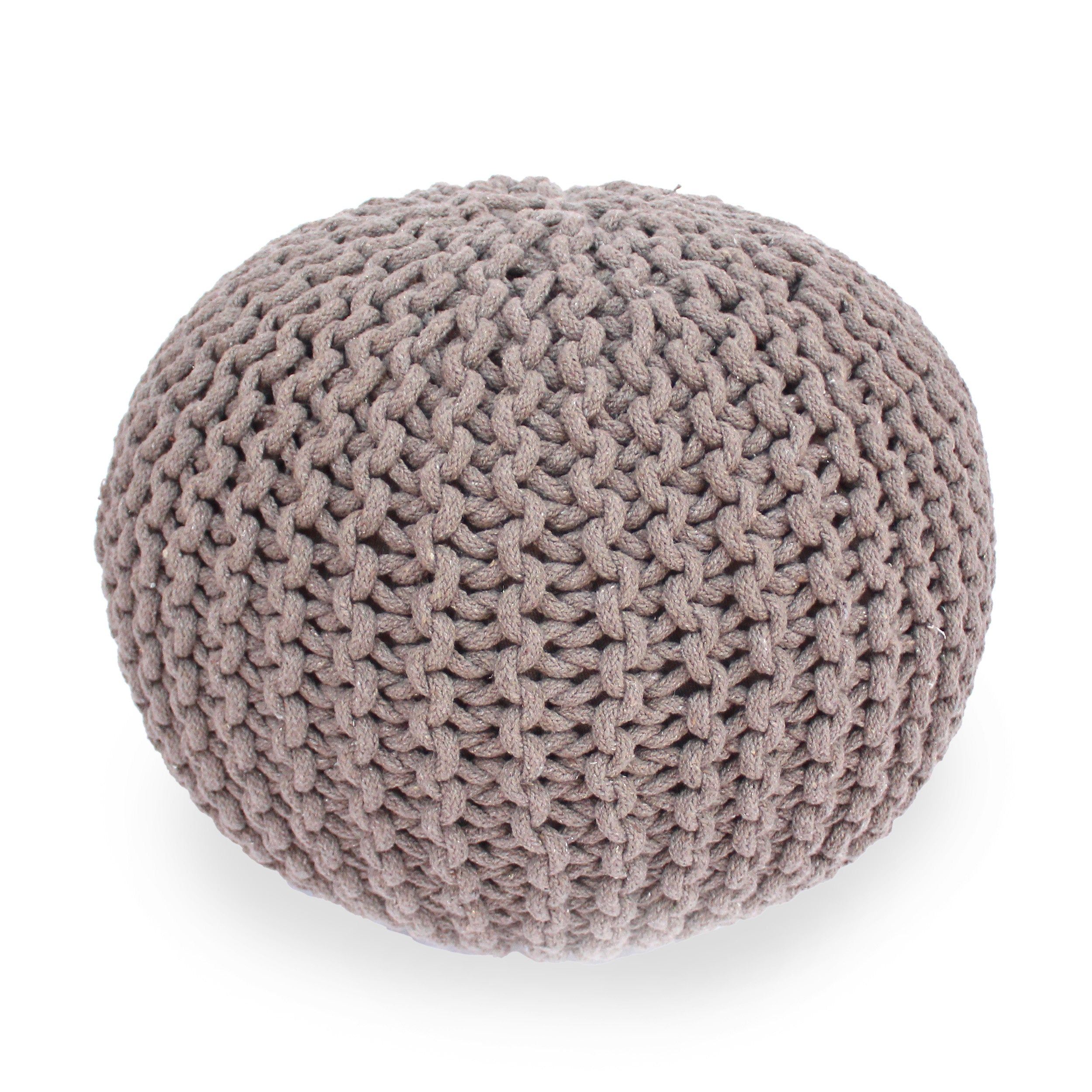 Poona Handcrafted Modern Cotton Pouf