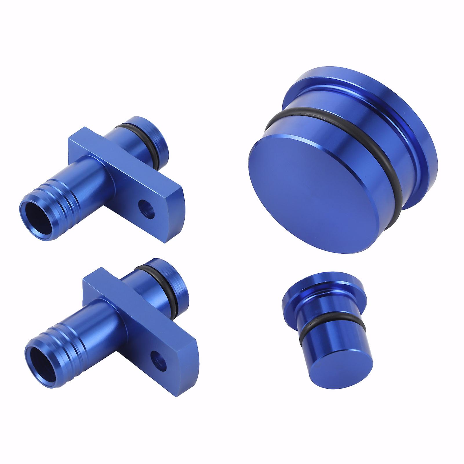 Pcv Reroute Fittings With Reroute Port Plug Resonator Plug Fit For Gm Duramax 2004.5-2010 6.6l