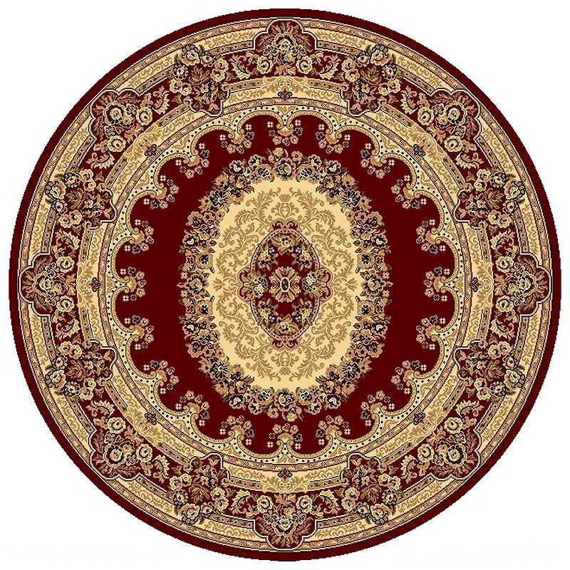 Rugs America Kerman Framed Floral Rug